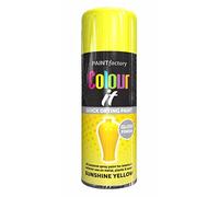 1x sunshine yellow All Purpose Spray Paint 400ml - Acrylic Car Spray Paint for Metal, Wood & Plastic, Heat Resistant Radiator Paint, Furniture & Household Spray Paint for Touch Up & Restoration