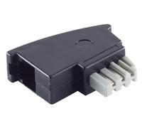 1x TAE N Plug to Western Socket RJ11 6/4 Telephone Adapter