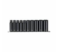 1x Teng Tools 10 Piece Impact Socket Set 1/2 Drive Deep Workshop DIY - T9126
