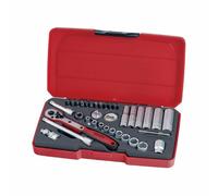 1x Teng Tools 36 Piece 1/4 Drive Socket Set Workshop Accessories - TT1436