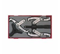 1x Teng Tools 6 Piece Tray Puller Set 2-In-1 4" Capacity Wheel Tyre Accessories