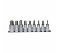 1x Teng Tools 9 Piece Hex Bit Skt Set 1/2 Drive 5-17 mm DIY Workshop - TM1212
