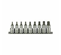 1x Teng Tools 9 Piece Torx Bit Skt Set 1/2 Drive T20-60 DIY Workshop - TM1213TX