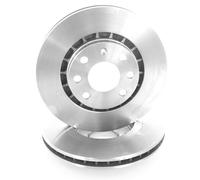 2x Ventilated Brake Discs Front for OPEL ASTRA F, KADETT E, VECTRA A, B