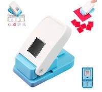 1x0.8 inch Rectangular Postage Stamp Punch, Stamp Cutter for Paper Crafting Scrapbooking Handmade Paper Punch Crafting Scrapbooking, DIY Card Making(1PC)