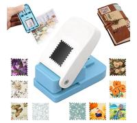 1X0.8inch Rectangular Postage Stamp Cutter, Rectangle Lever Action Stamp Punch, Stamp Cutters for Crafting Scrapbooking, DIY Card Making Arts Crafts Supplies