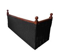 1X0.8M Child Safety Protective Net Multipurpose Durable Stair Balcony Banister Rail Guard Kids Stair Protection Safe Fine Mesh (Black)