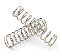 1x12mm, 304 Stainless Steel Compression Spring, Wire Diameter 1mm, Outer Diameter 12mm, Free Length 10-50mm, 10PCS (NO.2472)(Length 30mm)
