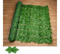 1x2M Artificial Ivy Leaf Fence Panel Outdoor Faux Hedge Wall Decoration for Garden Durable Greenery Privacy Fencing 0.5/1/3 Meter Options