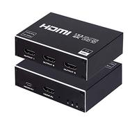 1x3 HDMI Splitter, 1 in 3 Out HDMI Splitter Audio Video Distributor Box Support 3D & 4K x 2K Compatible for HDTV, STB, DVD, PS3, Projector Etc