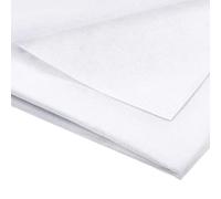 1x3M Interfacing for Sewing Iron On, Non-Woven Iron On Interfacing Medium Weight, Fusible Interfacing for Sewing, Crafting, Quilting & DIY (White, 100cm Wide x 3 Meters)