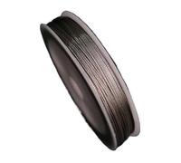AYYSSM 1X7 Structure Soft Flexible 0.3-0.6MM SS304 Stainless Steel Wire Rope Cable as Fishing Line DIY Jewelry Thread(100M 0.6MM Dia)