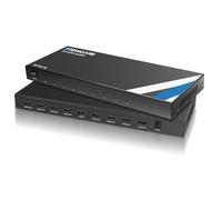 1x8 HDMI Splitter 4K@30HZ, 1 in 8 Out HDMI Splitter Audio Video Distributor Box, 1 Port to 8 HDMI Display Duplicate/Mirror, Support for Full HD 1080P High Resolution 3D, Xbox, PS5/4 HDTV act