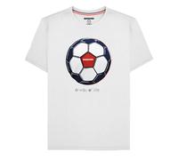 (1XL R, White) Lambretta Mens Target Big & Tall Football T-Shirt