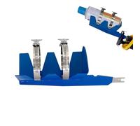 1XPaint Shaker - Stainless Steel Spraying Tools With Double-Fixed Belts,Reciprocating Saws Paint Shaker, For Outdoor Garage Wall House Offices Commercial, About21.9x6.8x6.2cm/8.62x2.68x2.44 Inch