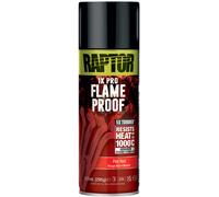 1xU-POL Raptor 1K Pro Flame Proof Flat Red Spray 352ml Resists up to 1000°c Heat
