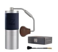 1Zpresso J Manual Coffee Grinder Silver Capacity 35g with Assembly Stainless Steel Conical Burr - Numerical Internal Adjustable Setting