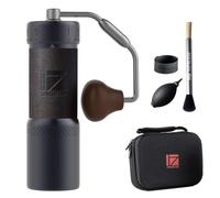 1Zpresso J-Ultra Manual Coffee Grinder Iron Gray, Conical Burr, Foldable Handle, Magnet Catch Cup Capacity 40g, Numerical Adjustable Finely Setting, Faster Grinding Efficiency Ideal for Espresso