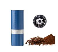 1Zpresso Q Air Manual Coffee Grinder-Blue, Mini Slim Travel Sized Fits in the plunger of AeroPress, Stainless Steel Conical Burr, Numerical Adjustable Setting for Pour Over French Press Cold Brew