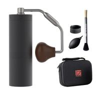 1Zpresso X-Ultra Manual Coffee Grinder-Midnight Black, Well-Built Sturdy Metal Body, Assembly Stainless Steel Burr, Numerical External Setting, Magnet Catch Cup, Faster Grind Efficiency Portable Mill
