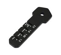 2.0 1.8 1.55 1.5 Precise Disc Brake Rotor Measuring Tool For Bike Brake Rotor Diameter Thickness Wear Check Easy to Read