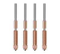 2 * 0.4+0.6+0.8mm K1Nozzle 4pcs K1c Nozzles Ender 3 V3 KE Quick Swap Hardened Steel Nozzles High-Speed Printing and High Flow Extruder Nozzles for k1c/ K1/K1 Max Ender 3 V3 3D Pritnter