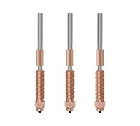 2 * 0.4+0.8mm 3PCS K1c Nozzle Ender 3 V3 KE Quick Swap Hardened Steel Nozzles High-Speed Printing and High Flow Extruder Nozzles for k1c/ K1/K1 Max Ender 3 V3 3D Pritnter Nozzle Replacement