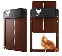 2.0 Automatic Chicken Flap Door Opener, Door Opener, Chicken Coop, Automatic Chicken Door with Light Sensor, Includes Slider with Guide Rails, Safe Chicken Breeding