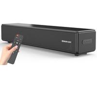 2.0 CH Dolby Digital Sound Bar - Bluetooth Home Theater Speaker with HDMI ARC, Optical, Aux for Smart TV, Gaming, PC & Projector, Compact Speaker Bar with 3D Surround Sound Home Theater Soundbar