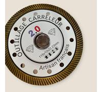 2.0, Dekton Diamond Disc 115 mm, Extra Fine 1.1 mm, Professional Quality for Tiles, Earthenware, Marble, Concrete, Bolster, Terrazo, Tomette, Porcelain and Ceramic