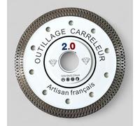 2.0, Diamond Disc 125 mm, Extra Fine 1.2 mm, Model X, Professional Quality Diamond Blade for Tiles, Earthenware, Marble, Concrete, Terrazo, Tomette, Porcelain and Ceramic (125 mm)