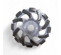2.0, Diamond Grinding and Sanding Disc, Diamond Abrasive Wheel 125mm x 22.23mm Double Row for Sanding Screed, Concrete Tile, Tile Glue