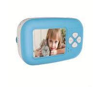 2.0-Inch HD Screen for Instant Print Camera with MP3 Player, Video Recording, Gaming Functions, One-Touch Photo Capture, for Instax, Expandable Storage up to 128GB(Blue)