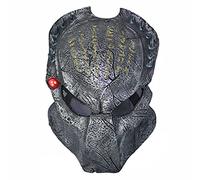 2.0 Predator Cosplay Mask With LED Design GFRP Alien Full Face Mask Halloween Dance Party Costume Mask Props (G)