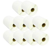 2,000 Compatible Zebra 100mm x 210mm White Direct Thermal Labels (200 Labels per Roll) for Zebra Type Printers - Ten Rolls