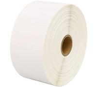 2,000 Compatible Zebra 52mm x 25mm White Direct Thermal Labels (2000 Labels per Roll) for Zebra Type Printers - ONE ROLL
