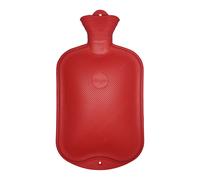 Hot Water Bottle 2 Litre Red Heat Packs Bedding Neck Shoulders Natural Rubber