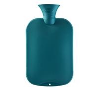 2.0L Turquoise Single Rib Hot Water Bottle