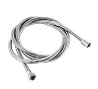 2.0m/2.5m/3.0m Optional Thicken Shower Hose 304 Stainless Steel General Soft Water Pipe Bathroom Accessories Bathroom Fixtures(Silver,2.0M)