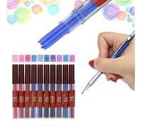 2.0mm Pencil Leads Refills, 10 Colorful Leads for Automatic Pencil, Safe Material, Easy to Carry Store, Ideal for Artists, Students, Magenta, Cobalt Blue