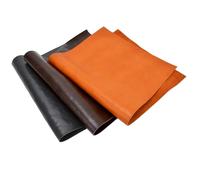 2.0MM Thick Tooling Leather Square 5-6OZ Genuine Top Full Grain Cow Skins Leather Sheets, Crafting Supplies for Tooling Sewing (Brown (2.0mm Soft), 12'' x 48'')