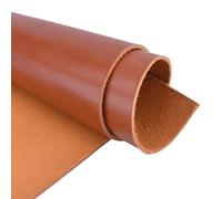 2.0MM Thick Tooling Leather Square 5-6OZ Genuine Top Full Grain Cow Skins Leather Sheets for Crafts Tooling Sewing (Brown (2.2mm Hard), 12'' x 18'')