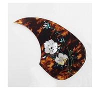 2.0mm Thickness Celluloid Self Sticker Acoustic Guitar Pickguard For Guitar Lovers Acoustic Guitar Pickguards (Color : 02)