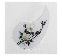 2.0mm Thickness Celluloid Self Sticker Acoustic Guitar Pickguard For Guitar Lovers Acoustic Guitar Pickguards (Color : 04)