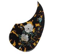 2.0mm Thickness Celluloid Self Sticker Acoustic Guitar Pickguard Suitable For Acoustic Guitar wood Guitar Pick Guard (Color : A3)