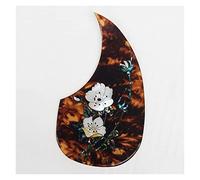 2.0mm Thickness Guitar Pickguard Celluloid Self Sticker Acoustic Guitar Pickguard Acoustic Guitar Pickguards (Color : 02)