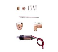 2.0MM Turbine Worm Reduction Gearbox 1/87 Static Modification Power 6MM Planetary Reduction electronic starter 2.4-320RPM DIY Parts MQXFCZUX(Screw version,3V 60rpm)