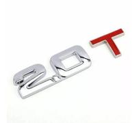 2.0T 3D Metal Badge Car Boot Trunk Emblem Chrome