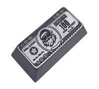 2.0U Zinc Alloy Mechanical Keyboard Key Cap Original Height Metal Back Space Key Cap for Office and Game Setup