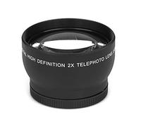 2.0X - 52 mm HD Tele Extension Lens Real Glass Brand Optics Attachment Lens 2X